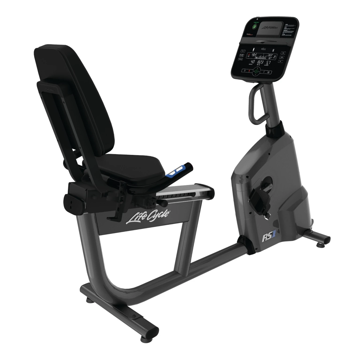 Vélo Semi Allongé Life Fitness RS1 Track Connect - Fitshop 1 Vélo Semi Allongé Life Fitness RS1 Track Connect - Fitshop