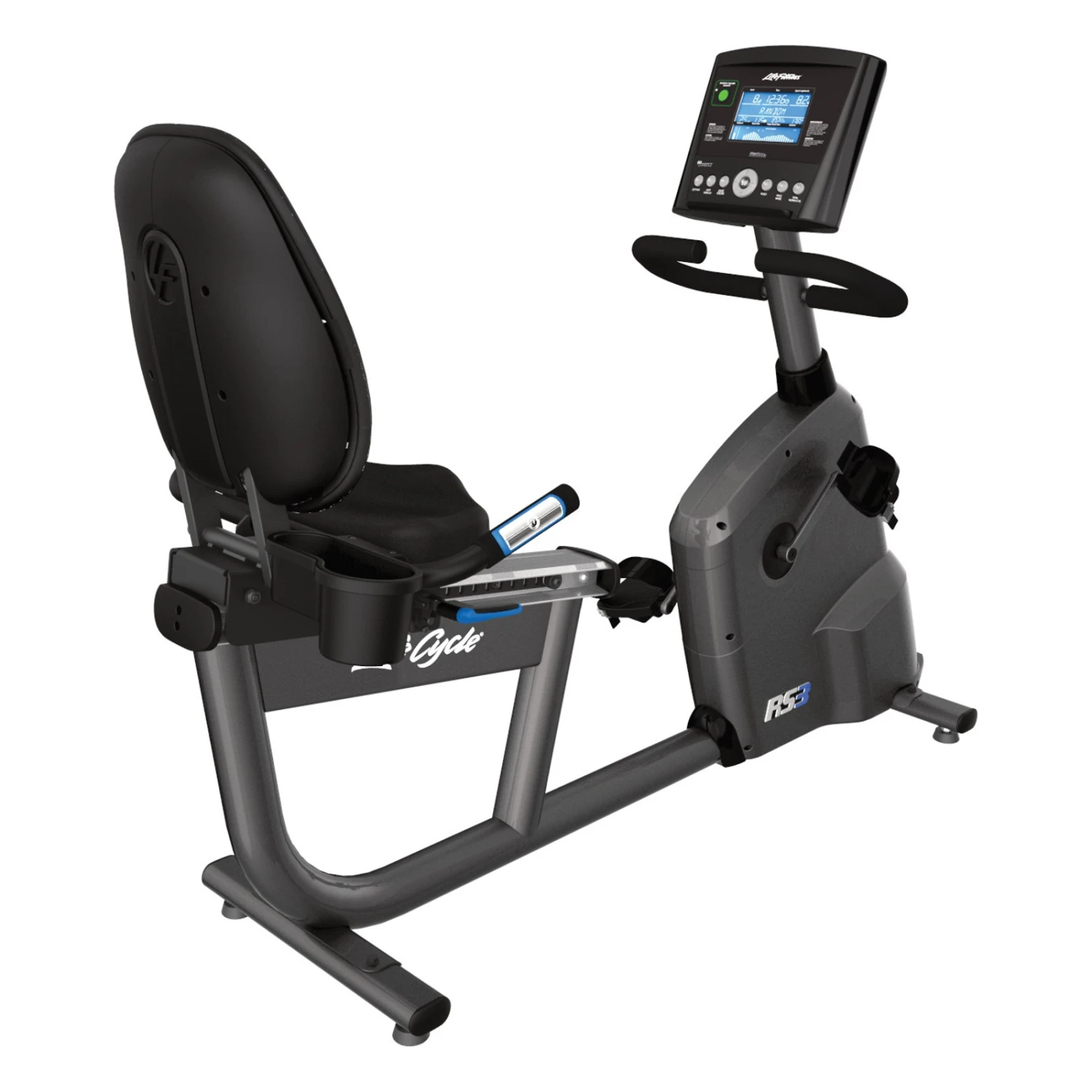 Vélo Semi-allongé Life Fitness RS3 Go - Fitshop 1 Vélo Semi-allongé Life Fitness RS3 Go - Fitshop