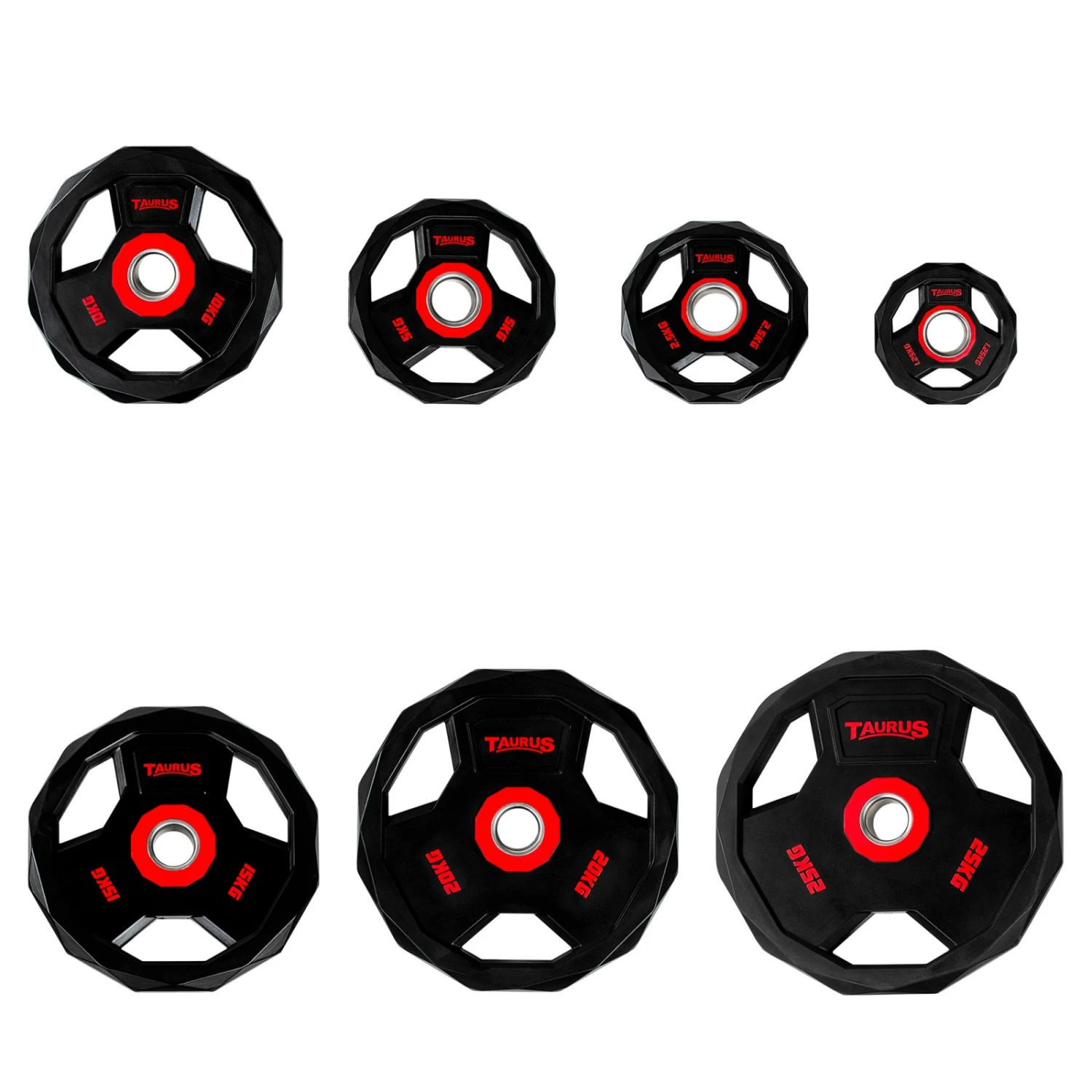 Disque De Musculation Taurus PU 3G Pro 50 mm - Fitshop 1 Disque De Musculation Taurus PU 3G Pro 50 mm - Fitshop